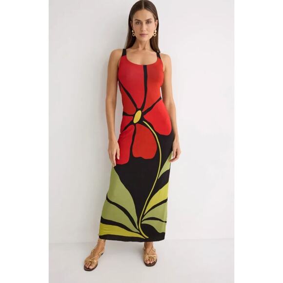 CALA de la CRUZ Dresses & Skirts - CALA DE LA CRUZ Solange Dress in Multicolored Floral